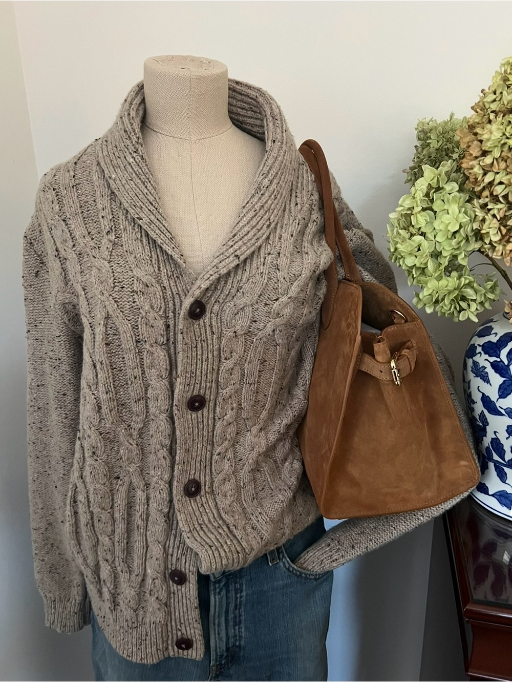 CLAUDIA Annalou Suede Tote (original)